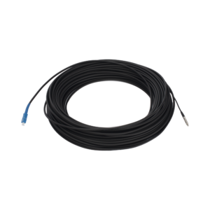 Rollo de Fibra ?ptica Drop Redonda G657A2 Monomodo Simplex de 50 Metros (164 Pies) con Conectores SC/UPC-SC/UPC para Instalaciones A?reas, Subterr?neas o a la Intemperie