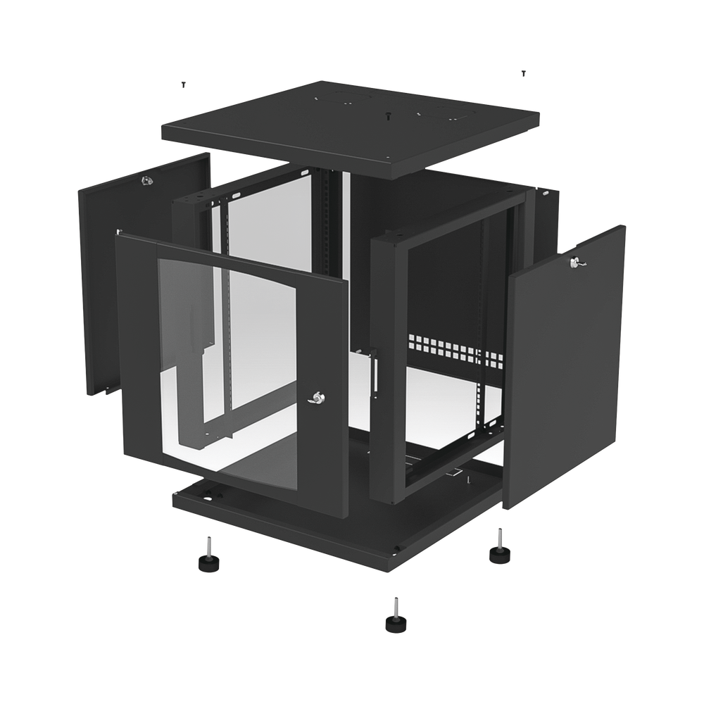 Gabinete Profesional para Telecomunicaciones de 12UR, 638 mm Profundidad. - Imagen 6