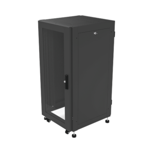 Gabinete Profesional para Telecomunicaciones de 19in, Instalaci??n a Piso, 24UR, 600 mm Profundidad, Se env??a el Gabinete Armado.