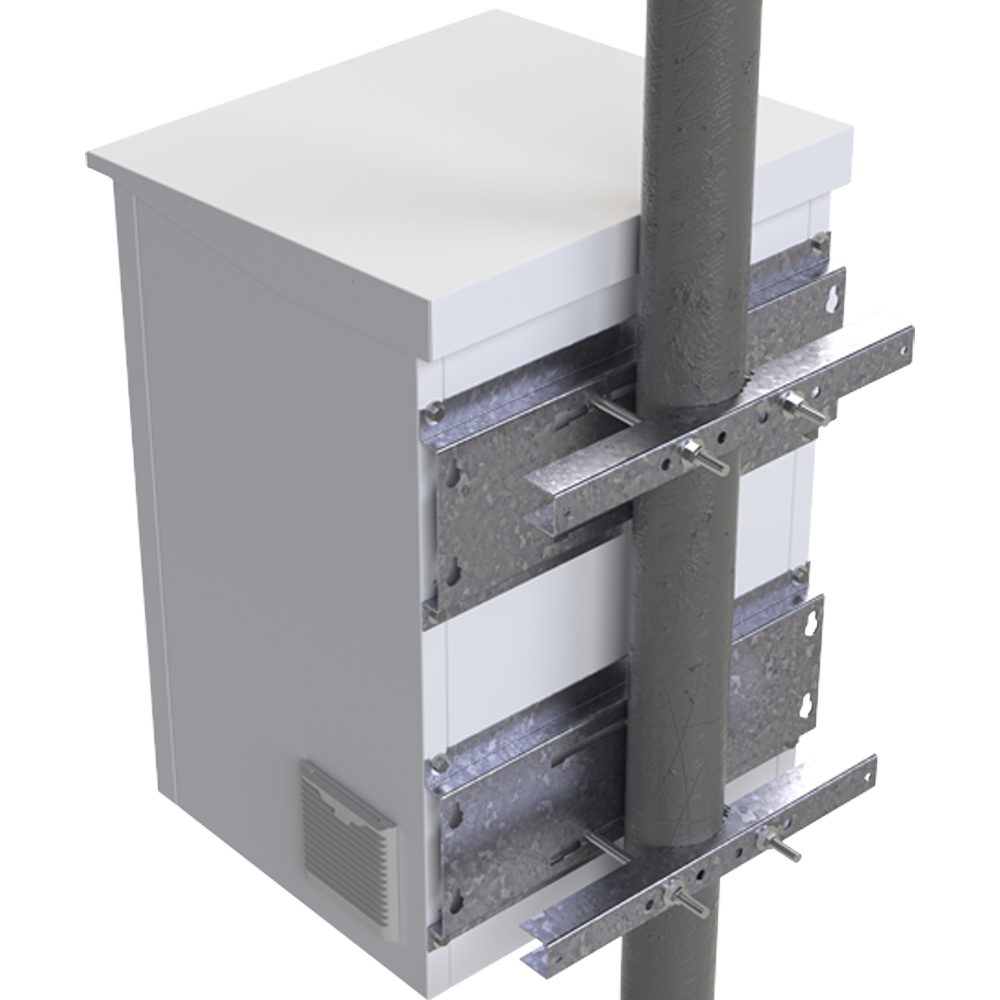 Herraje para Fijación a Pared, Torre o Poste compatible con LP-FORTE-16UR3 y LP-FORTE-24U-R3 - Imagen 5