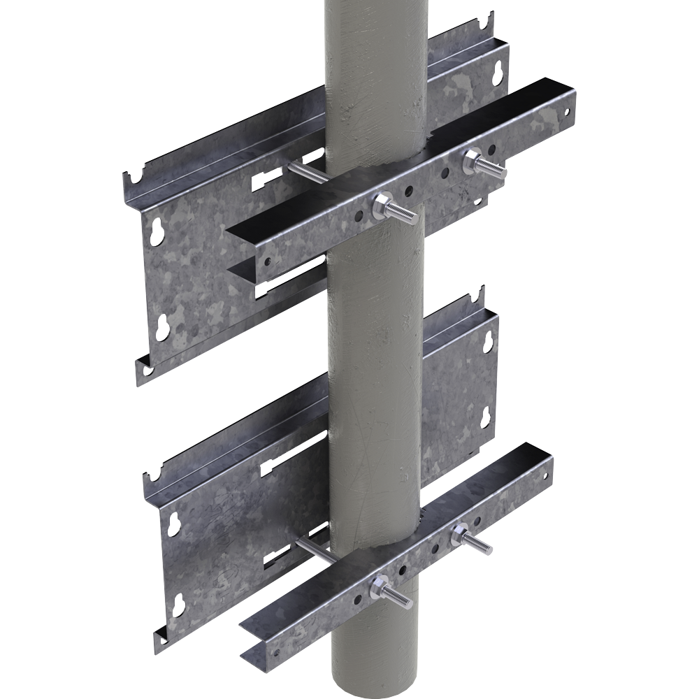 Herraje para Fijación a Pared, Torre o Poste compatible con LP-FORTE-16UR3 y LP-FORTE-24U-R3 - Imagen 3