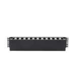 Organizador de Cables Horizontal de 2U para Rack de 19", Fabricado en Polímero Resistente a Deformaciones y Rayones