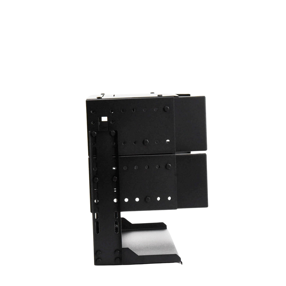Rack Abierto de montaje en Pared, de 19in, 5 Unidades de rack, Profundidad Ajustable (8" a 12") con Charola de Uso Múltiple. - Imagen 2