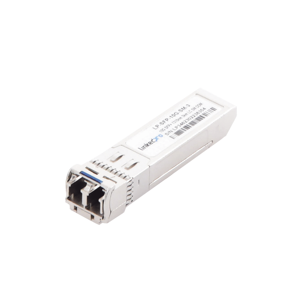 Transceptor ??ptico SFP+ (Mini-Gbic) / Monomodo 1310 nm / 10 Gbps / 10GBASE / Conectores LC/UPC Dǧplex / DDM / Hasta 3 km