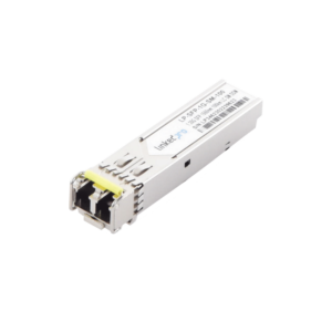 Transceptor ??ptico SFP (Mini-Gbic) / Monomodo 1550 nm / 1.25 Gbps / 1000BASE-ZX / Conectores LC/UPC Dǧplex / DDM / Hasta 100 km