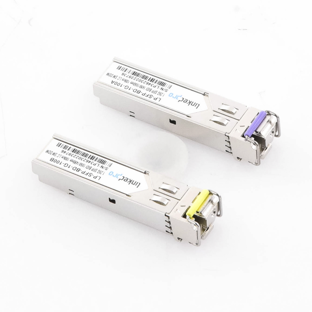 Transceptores ??pticos Bidireccionales SFP (Mini-Gbic) / Monomodo 1490 & 1550 nm / 1.25 Gbps / 1000BASE-BX / Conector LC/UPC Simplex / DDM / Hasta 100 km / 2 Piezas - Imagen 3