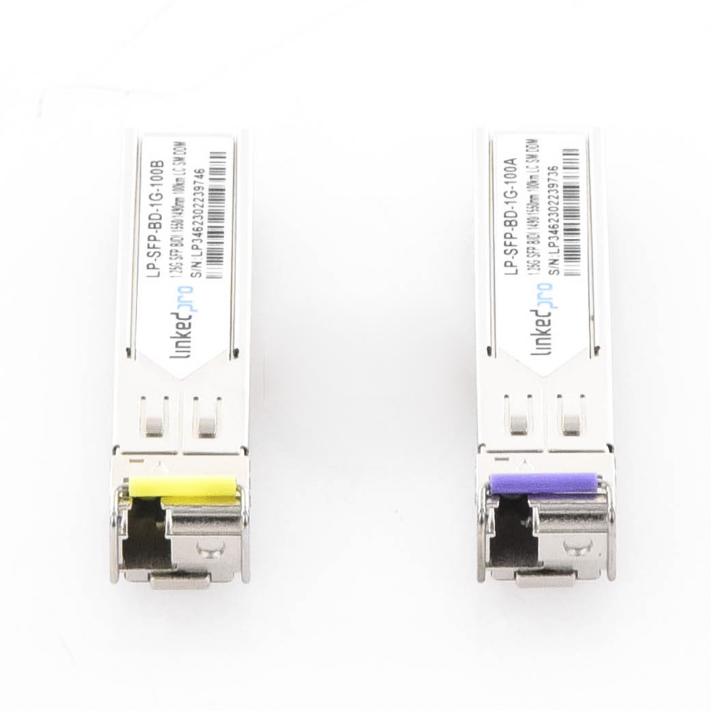Transceptores ??pticos Bidireccionales SFP (Mini-Gbic) / Monomodo 1490 & 1550 nm / 1.25 Gbps / 1000BASE-BX / Conector LC/UPC Simplex / DDM / Hasta 100 km / 2 Piezas - Imagen 4