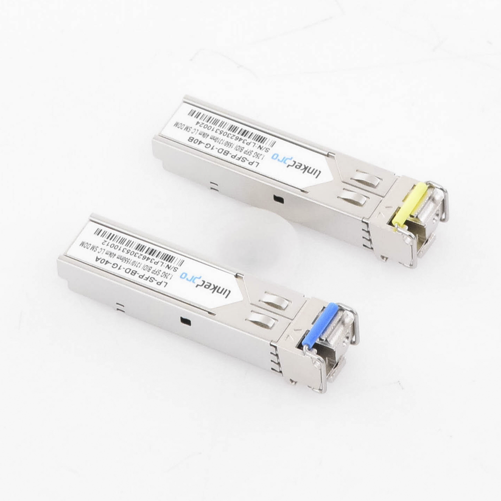 Transceptores ??pticos Bidireccionales SFP (Mini-Gbic) / Monomodo 1310 & 1550 nm / 1.25 Gbps / 1000BASE-BX / Conector LC/UPC Simplex / DDM / Hasta 40 km / 2 Piezas - Imagen 3