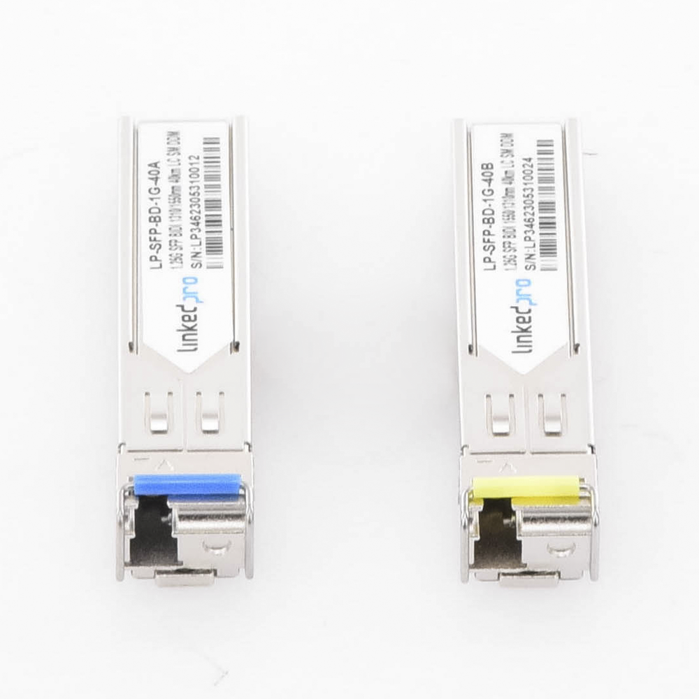 Transceptores ??pticos Bidireccionales SFP (Mini-Gbic) / Monomodo 1310 & 1550 nm / 1.25 Gbps / 1000BASE-BX / Conector LC/UPC Simplex / DDM / Hasta 40 km / 2 Piezas - Imagen 4