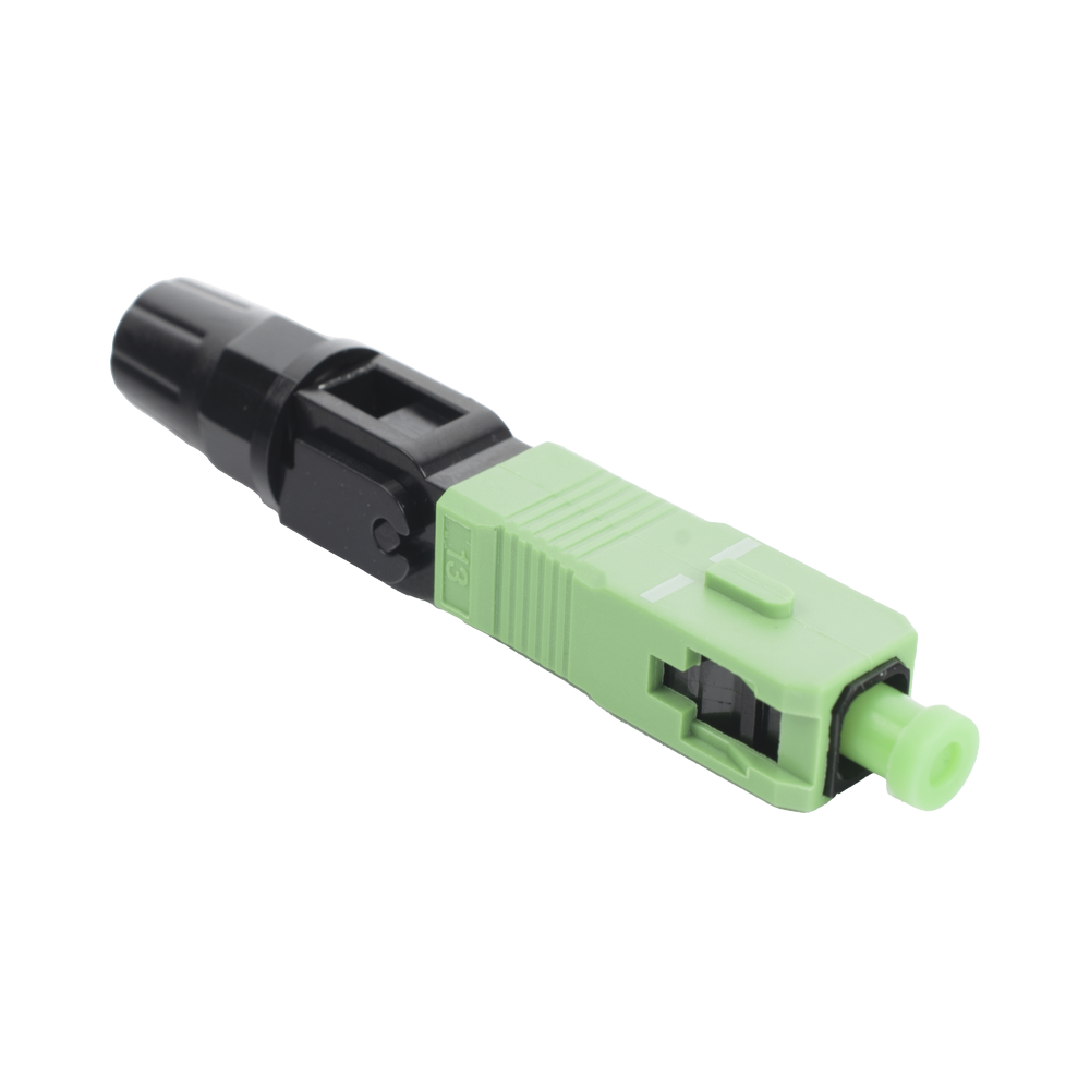 Conector de Fibra ?ptica Pre-pulido Re-terminable Monomodo SC/APC 900um, 2.0 mm, 3.0 mm (Paquete 10 Piezas)