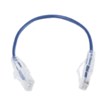 Cable de Parcheo Slim UTP Cat6 - 20 cm (7.87 Pulgadas) Azul Di?metro Reducido (28 AWG)