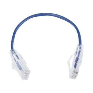 Cable de Parcheo Slim UTP Cat6 - 20 cm (7.87 Pulgadas) Azul Di?metro Reducido (28 AWG)