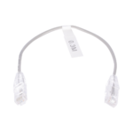 Cable de Parcheo Slim UTP Cat6 - 30 cm (11.81 Pulgadas) Gris Di?metro Reducido (28 AWG)