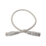 Cable de Parcheo UTP Cruzado Cat6 0.4 Metros (1.31 Pies) - Gris