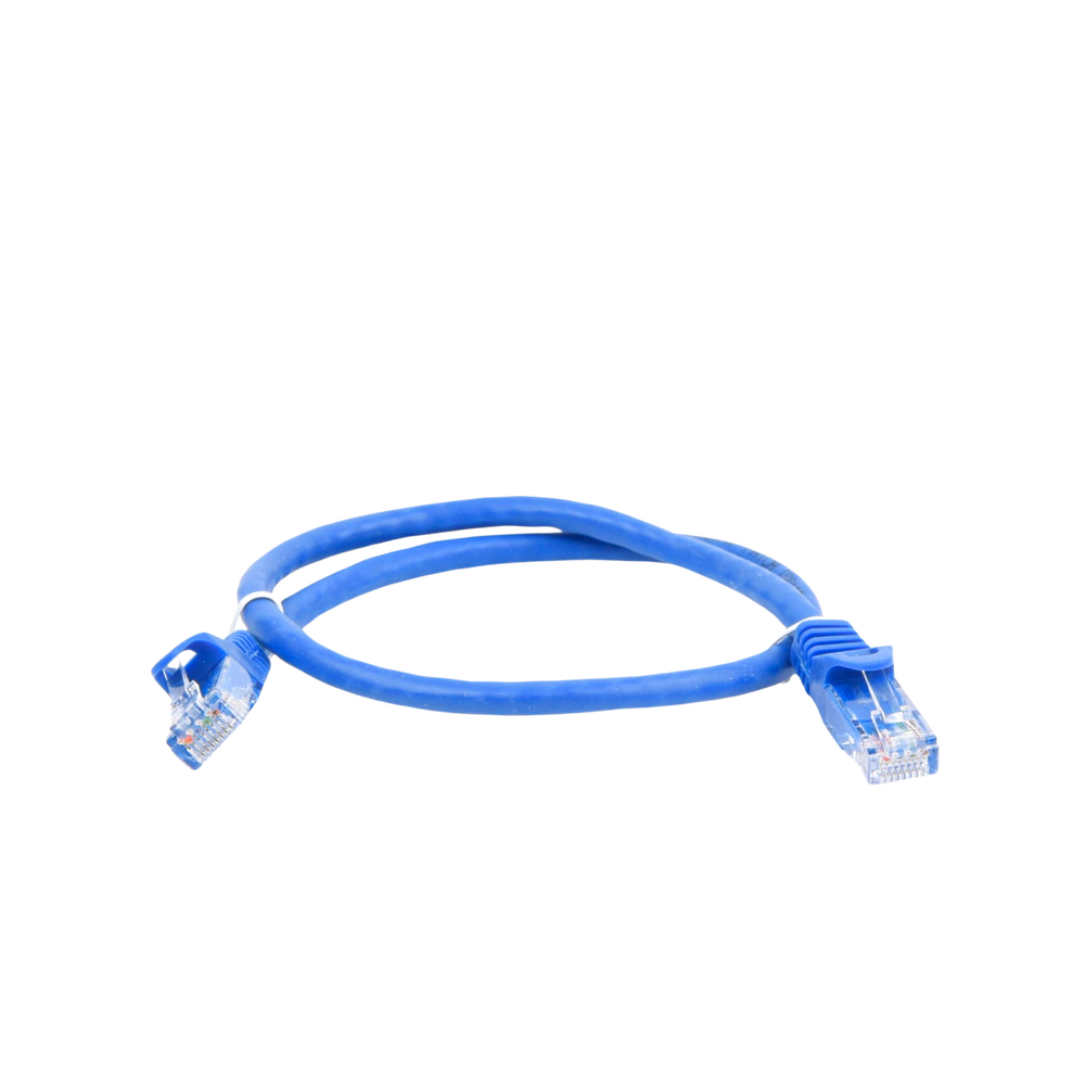 Cable de Parcheo UTP Cat6 - 0.5 Metros (1.64 Pies) - Azul - Imagen 3