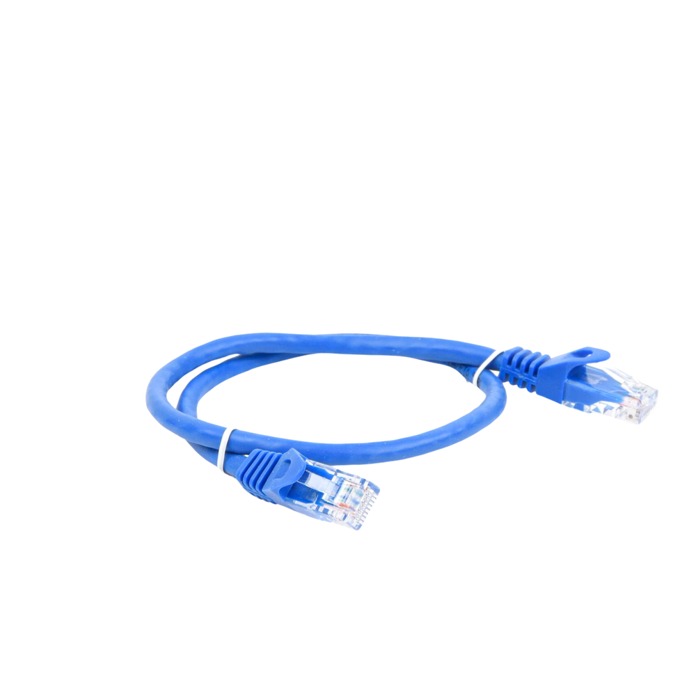 Cable de Parcheo UTP Cat6 - 0.5 Metros (1.64 Pies) - Azul - Imagen 4