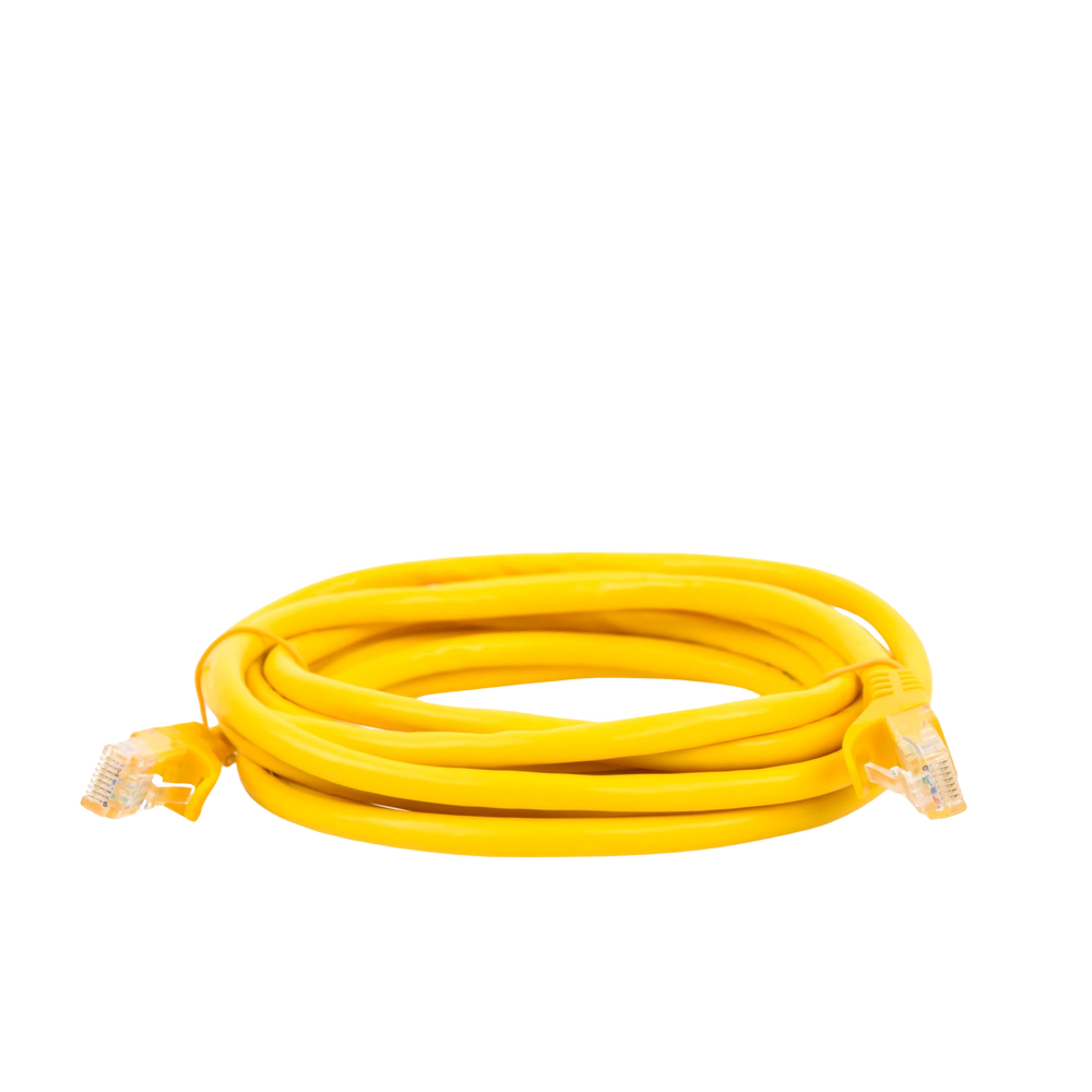Cable de Parcheo UTP Cat6 - 3.0 Metros (9.84 Pies) - Amarillo - Imagen 2