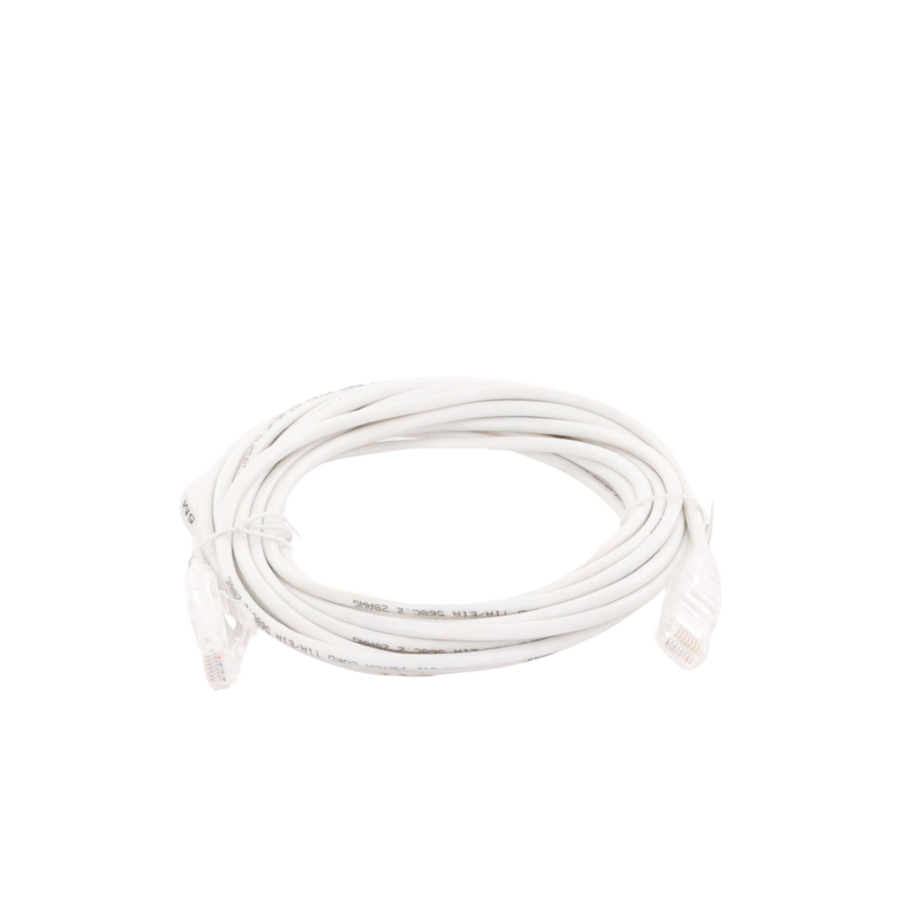 Cable de Parcheo Slim UTP Cat6A - 5 Metros (16.40 Pies) Blanco, Di?metro Reducido (28 AWG) - Imagen 2