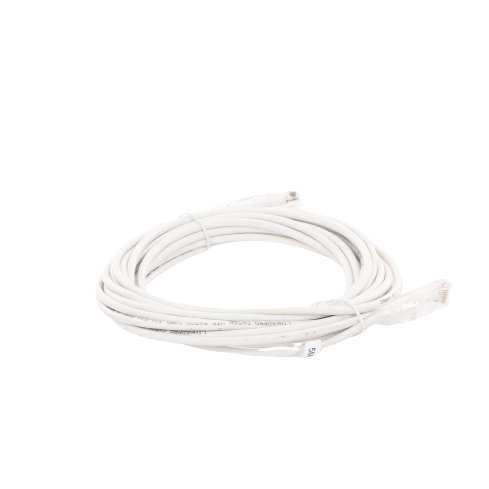 Cable de Parcheo Slim UTP Cat6A - 5 Metros (16.40 Pies) Blanco, Di?metro Reducido (28 AWG) - Imagen 5
