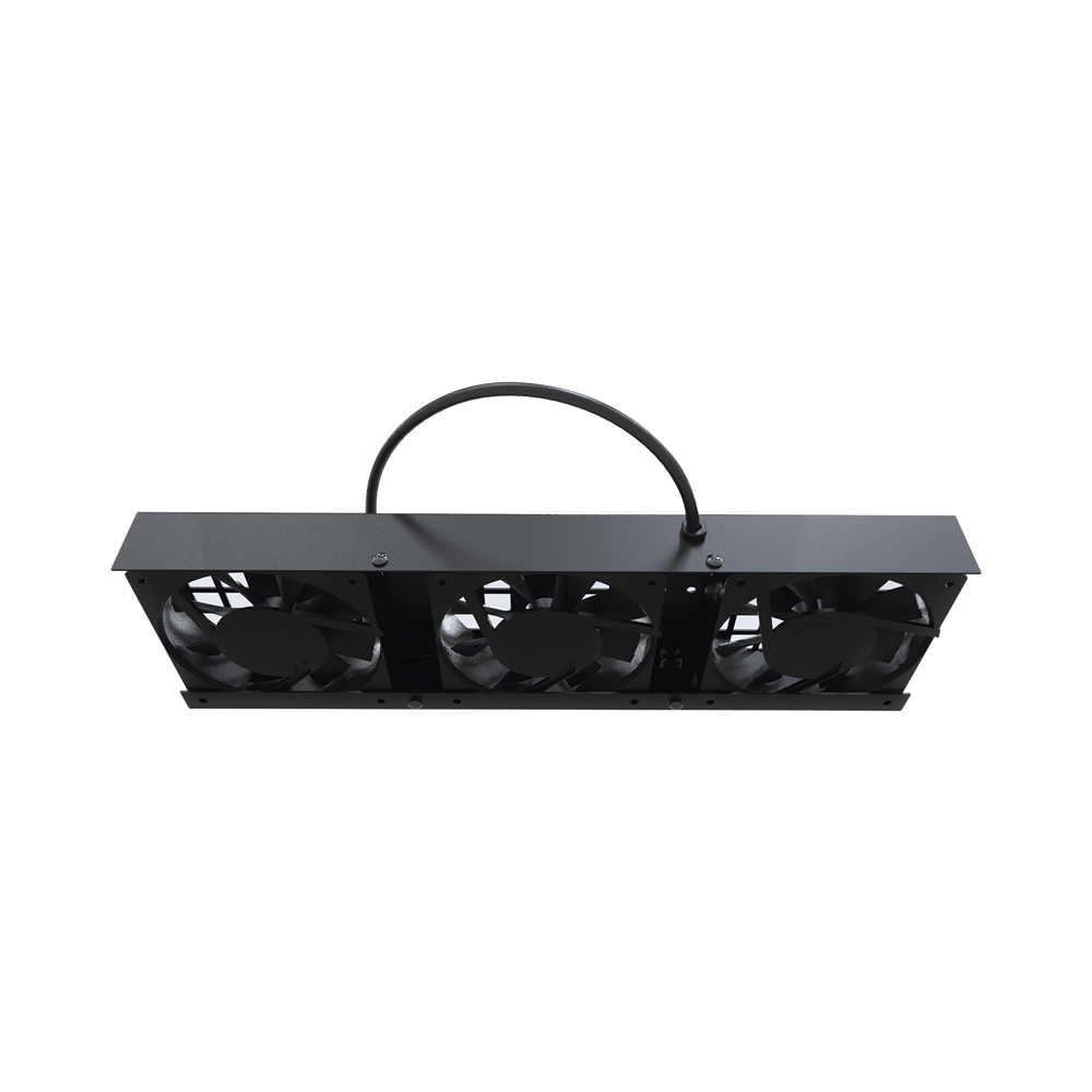 Kit de 3 Ventiladores 110 Vca (12 x 12 cm) con Clavija para Gabinete de Piso - Imagen 3
