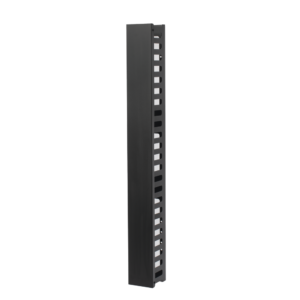 Organizador de Cable Vertical de 24 Unidades Rack Sencillo, Compatible con Racks Serie EIRL y EIQR