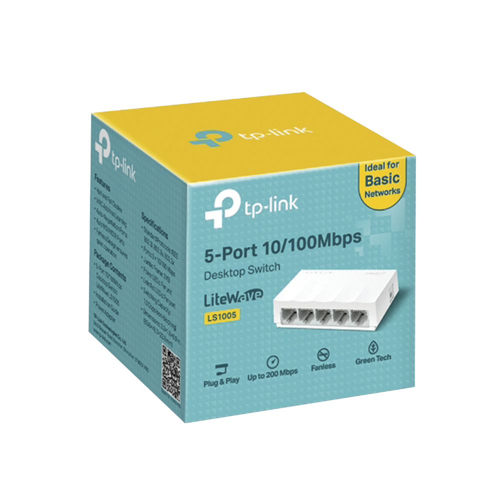 Switch para escritorio 5 puertos 10/100Mbps - Imagen 3