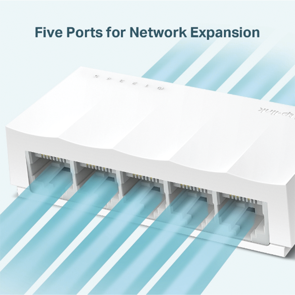 Switch para escritorio 5 puertos 10/100Mbps - Imagen 5