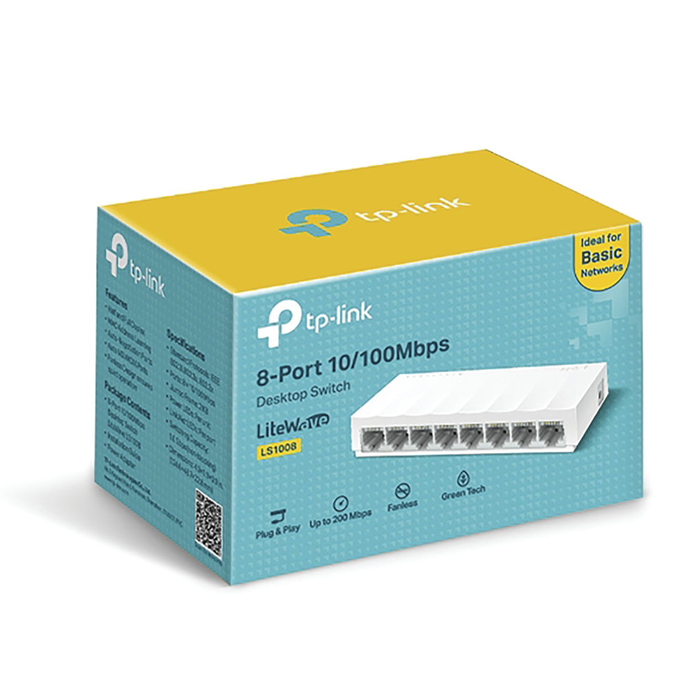 Switch para escritorio 8 puertos 10/100Mbps - Imagen 7