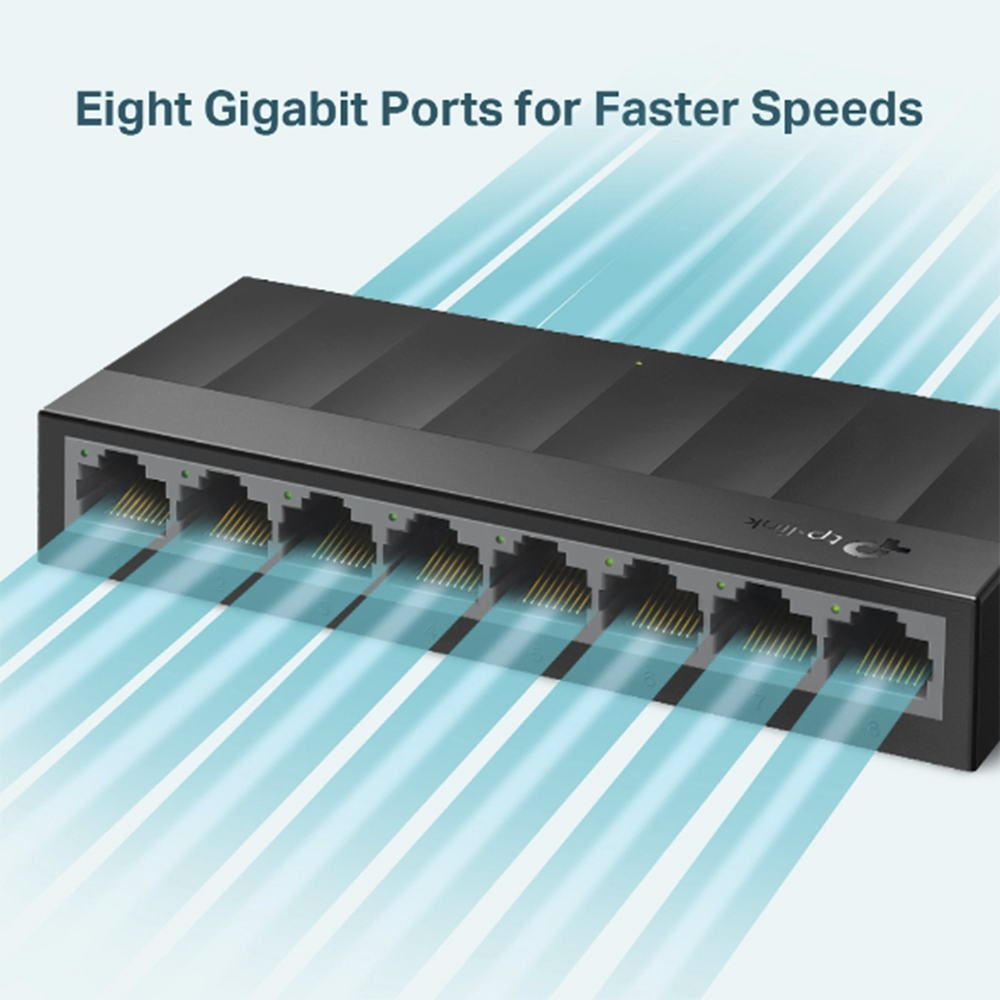 Switch para escritorio 8 puertos 10/100/1000Mbps - Imagen 5
