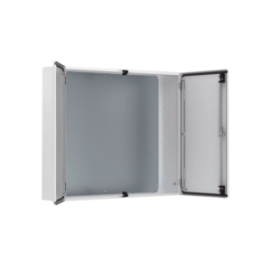 Gabinete de Doble Puerta, 800 x 1200 x 300 mm, de Acero Dulce. Protección NEMA 12, IP55, IK10