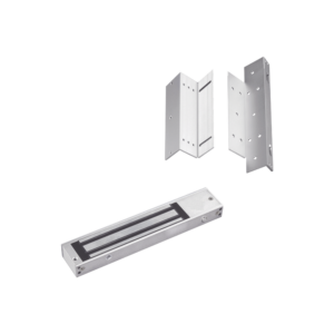 Kit para control de acceso incluye Chapa magnética de 600Lbs / Montajes L y Z