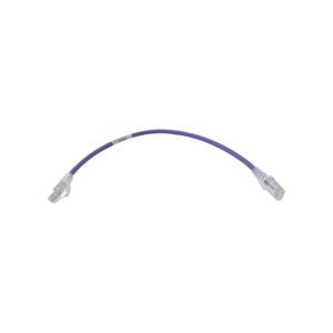 Patch Cord MC6 Modular Cat6 UTP, CM/LS0H, 0.3 Metros (1 Pie), Color Violeta