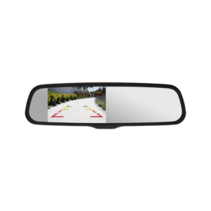 Espejo retrovisor con Pantalla LCD con atenuación automática cuenta con entradas de video duales
