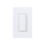 Switch interruptor on/off, 8A iluminacion, 1/10HP fan @120V,  120-277 V, no requiere cable neutro.