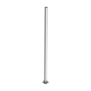 Poste de Acero Galvanizado para Videovigilancia, 4 m de altura.