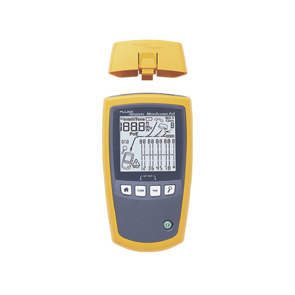 Verificador de Red MicroScanner PoE, para Comprobaci?n de Redes de Voz, Datos, Video y PoE 802.3af, at, bt y UPOE, con Pantalla LCD Retroiluminada - Imagen 2