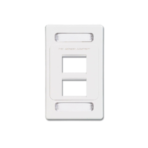 Placa de Pared Modular MAX, de 4 Salidas, Color Blanco
