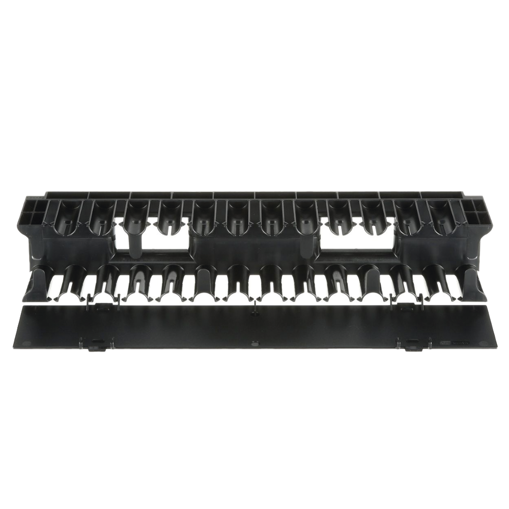Organizador de Cables Horizontal NetManager, Sencillo (Solo Frontal), Para Rack de 19in, 2UR - Imagen 3