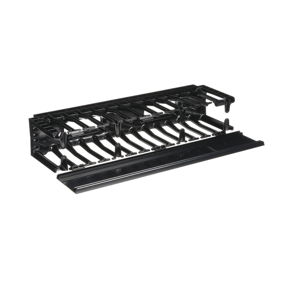 Organizador de Cables Horizontal NetManager de Alta Densidad, Sencillo (Solo Frontal), Para Rack de 19in, 2UR - Imagen 2