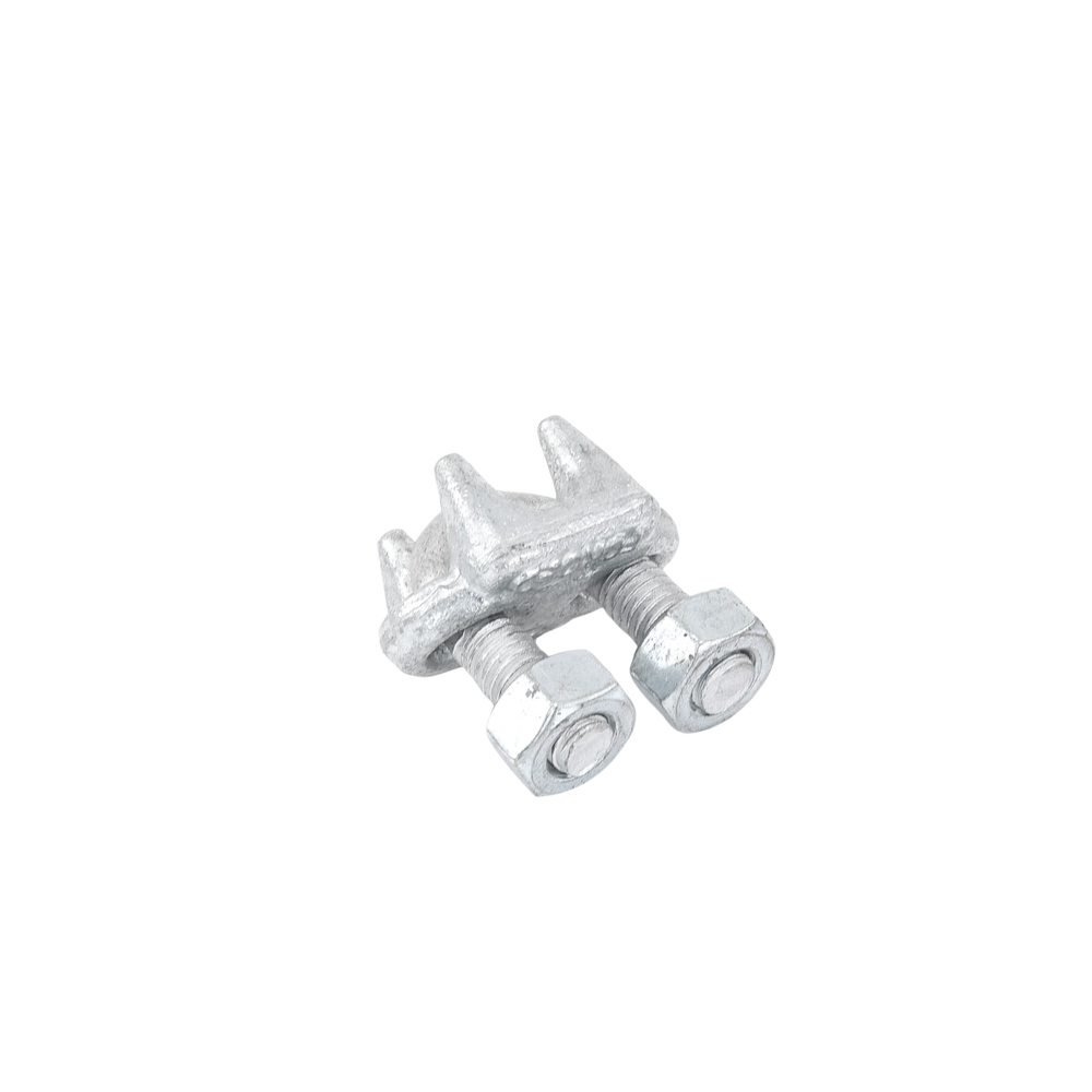 Nudo/ Perro/ Abrazadera Acero Forjado para Cable de 3/8", Galv. por Inmersi??n en Caliente. - Imagen 4