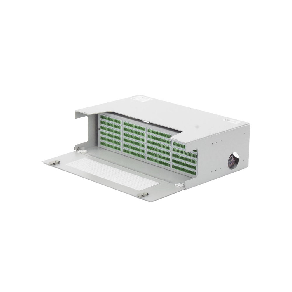 Distribuidor de Fibra ?ptica para 144 Empalmes, con 144 Acopladores SC/APC y 144 Pigtails, 19, 5 UR - Imagen 3