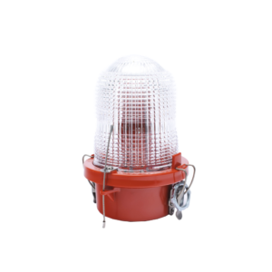 Lǭmpara de Obstrucci??n Roja/ Luz Fija Tipo L-810, LED de baja intensidad/ 120 - 240 Vca/ Luz Infraroja