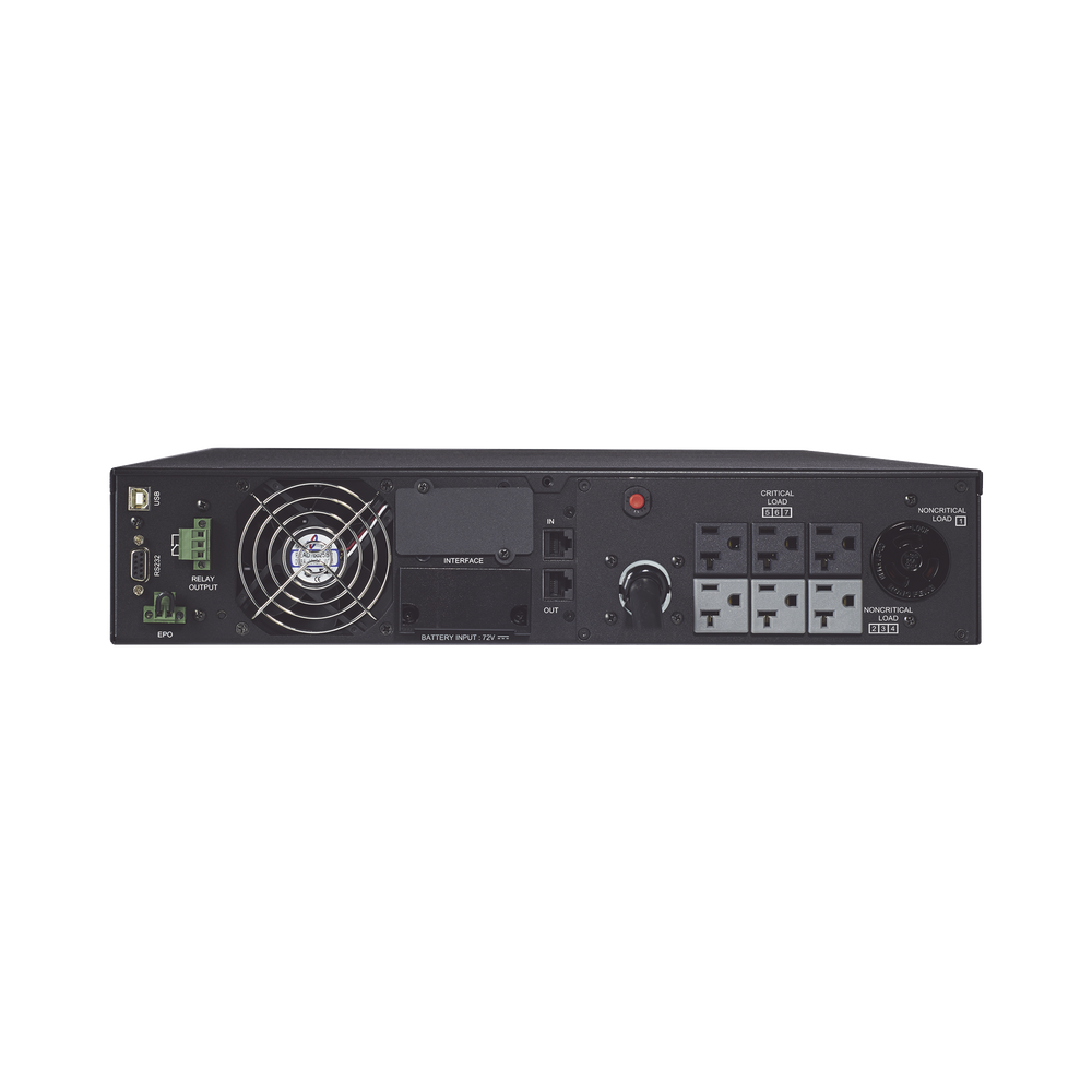 UPS de 2200 VA/1800 W, Online Doble Conversi??n, Entrada 120 Vca NEMA 5-20P, Onda Senoidal Pura, Rack o Torre de 2 UR, Con 6 NEMA 5-20R y 1 NEMA L5-20R - Imagen 2