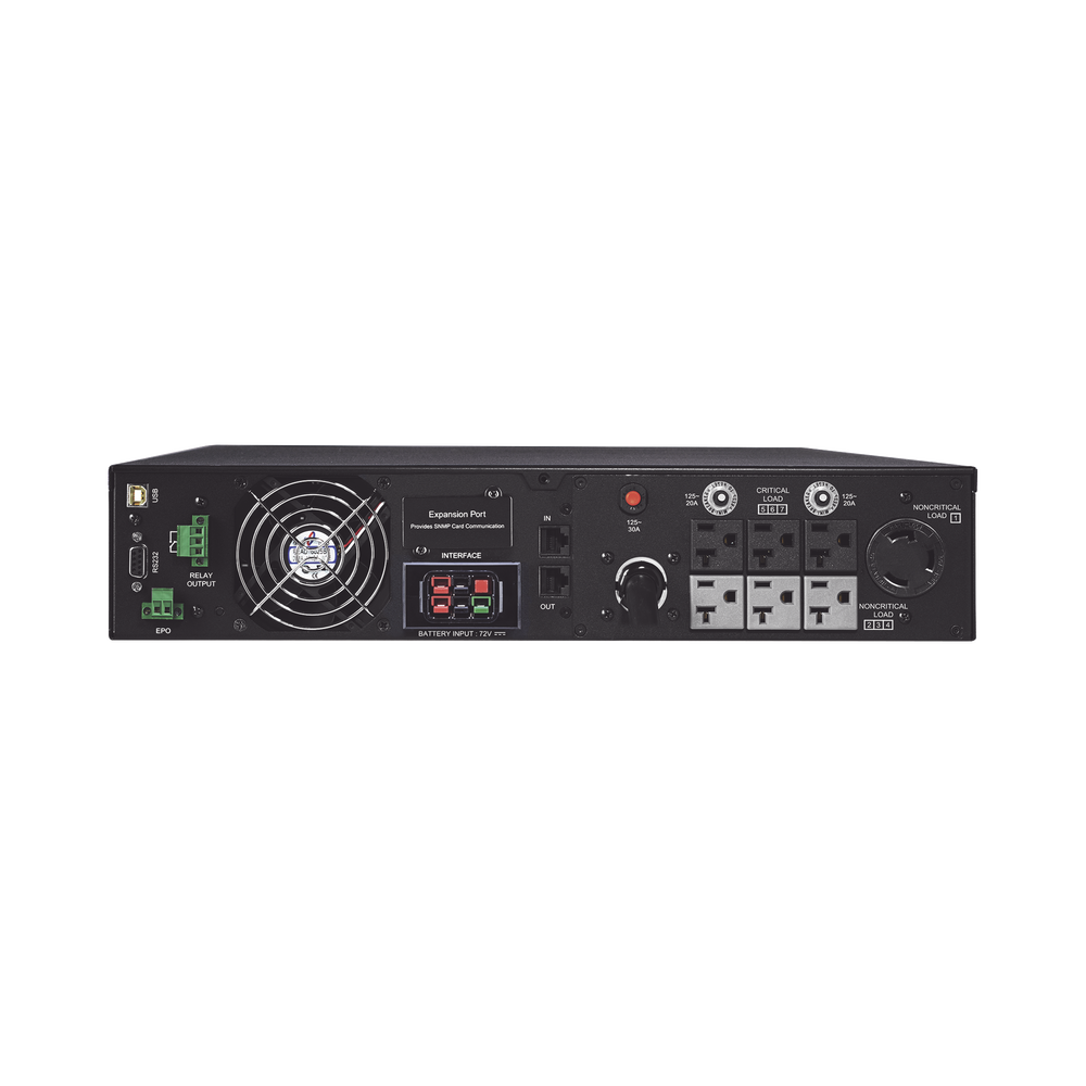 UPS de 3000 VA/2700 W, Online Doble Conversi??n, Entrada 120 Vca NEMA L5-30P, Onda Senoidal Pura, Torre o Rack de 2 UR, Con 6 Tomas NEMA 5-20R y 1 NEMA L5-30R - Imagen 2