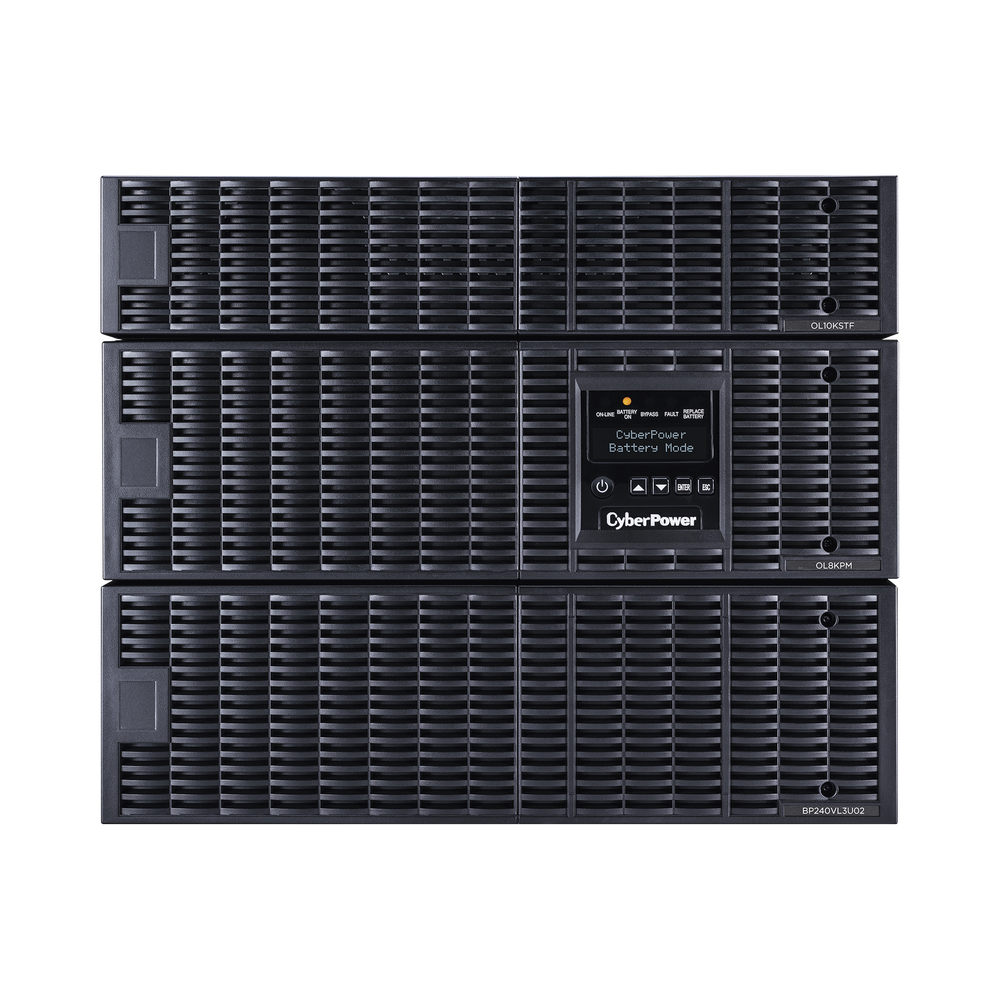 UPS de 8000 VA/8000 W, Online Doble Conversi??n, 200 - 240 Vac de Entrada, 120 - 240 Vac de Salida, Entrada Hardwired, Onda Senoidal Pura, Torre o Rack de 8 UR, Con 6 Tomas NEMA 5-20R, 3 NEMA L6-30R y Terminal Hardwired