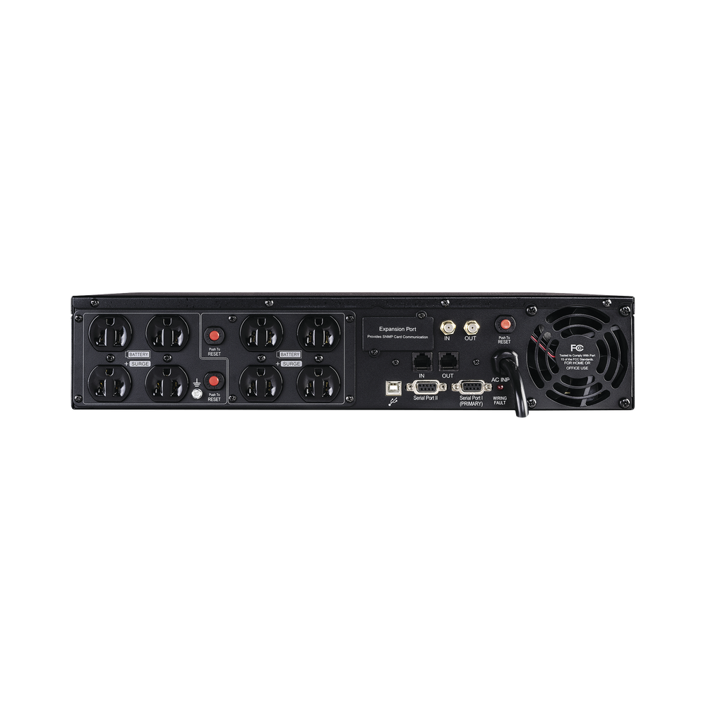 UPS de 1500 VA/900 W, Topolog??a L??nea Interactiva, Entrada 120 Vca NEMA 5-15P, Torre o Rack 2 UR, Con 8 Tomas NEMA 5-15R - Imagen 2