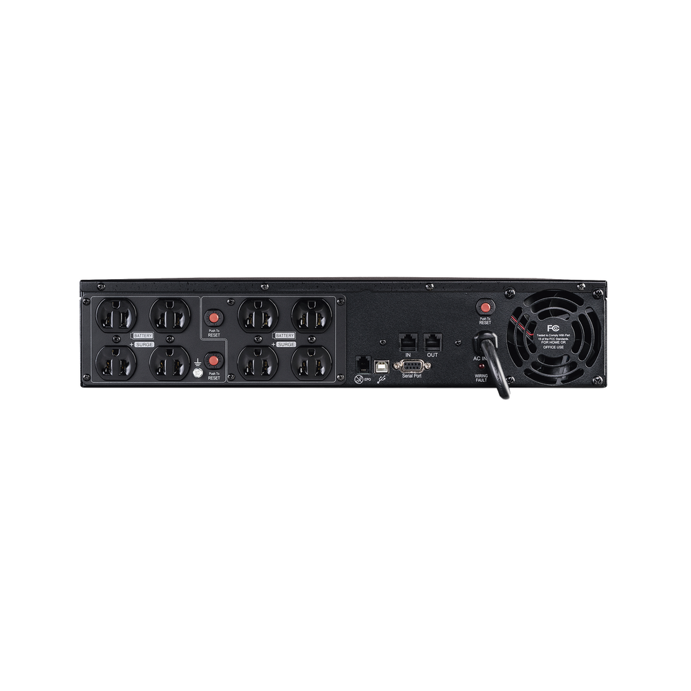 UPS de 1500 VA/1050 W, Topolog??a L??nea Interactiva, Entrada 120 Vca NEMA 5-15P, Onda Senoidal Pura, Torre o Rack 2 UR, Con 8 Tomas NEMA 5-15R - Imagen 4