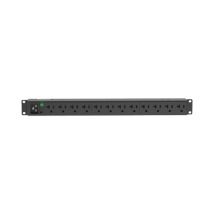 PDU Básico para Distribución de Energía, Enchufe de Entrada NEMA L5-20P, Con 12 Contactos NEMA 5-20R, Instalación Horizontal de 19in, 1UR, 20 Amp, 120 Vca