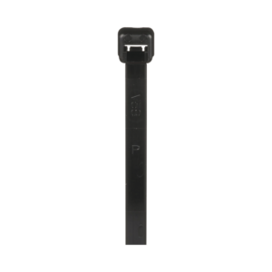 Cincho de Nylon 6.6 de Bloqueo, 188 mm largo x 4.8mm ancho, Color Negro, Exterior Resistente a Rayos UV, Paquete de 1000pz