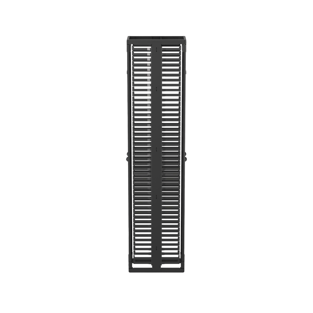 Organizador Vertical PatchRunner???, Doble (Frontal y Posterior), Para Rack Abierto de 45 Unidades, 10in de Ancho, Color Negro - Imagen 2